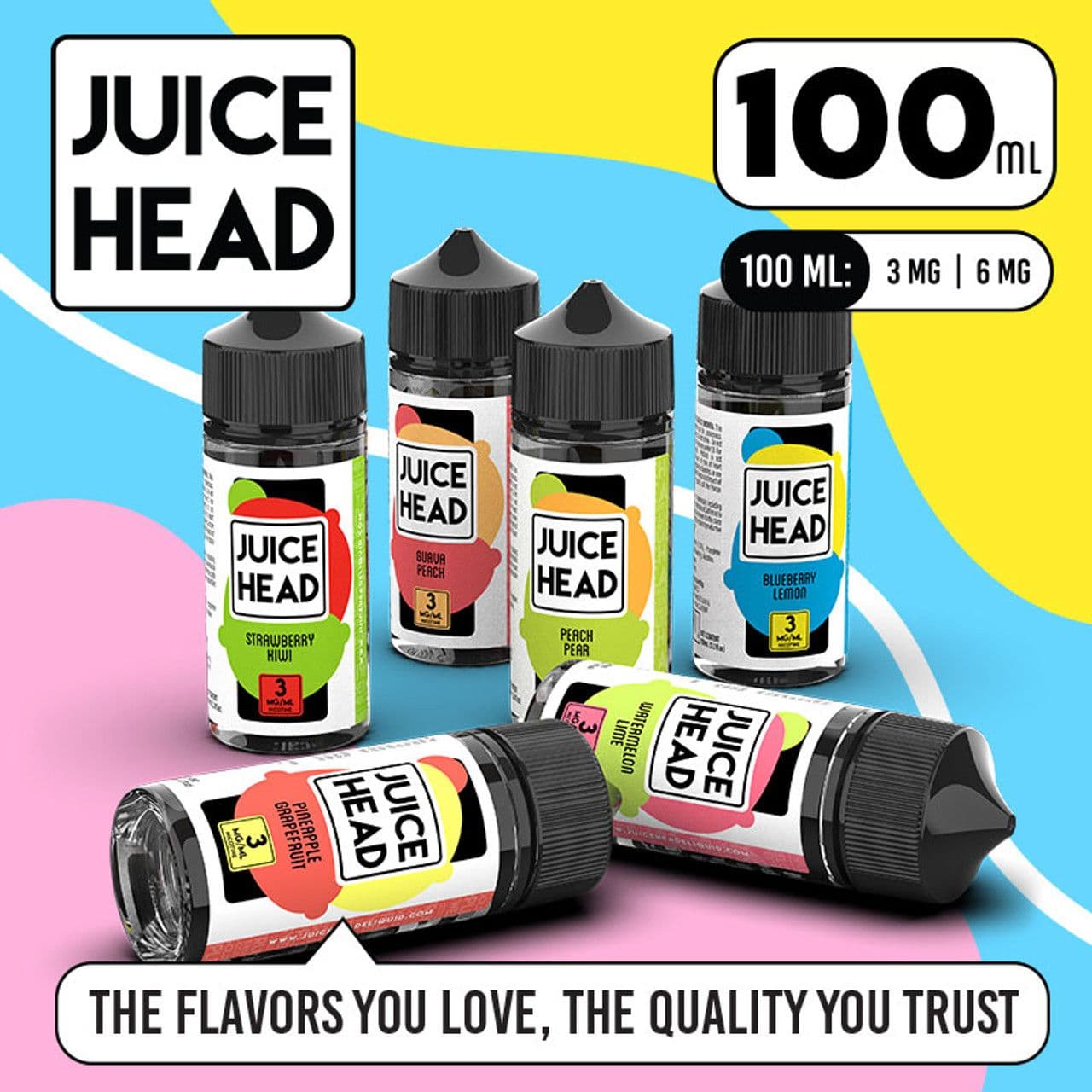 Juice Head 100ml Freebase